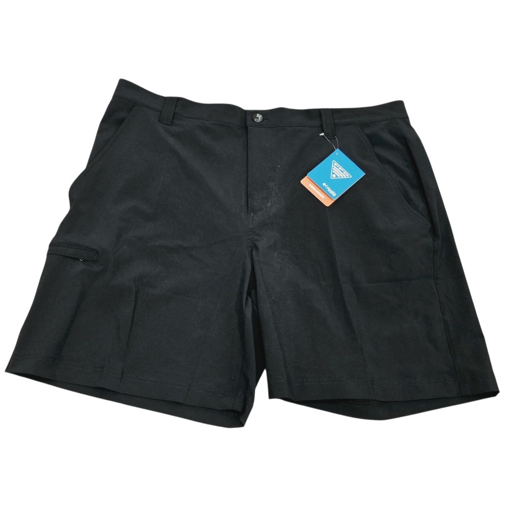 NWT Columbia PFG Shorts Men's 38W 8L Black Omni-Shade Fishing Outdoor Cargo